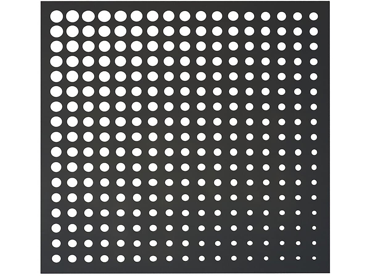 Panneau décoratif - " Moon " - Lot de 5 - 1.00 x 1.00 m - Gris