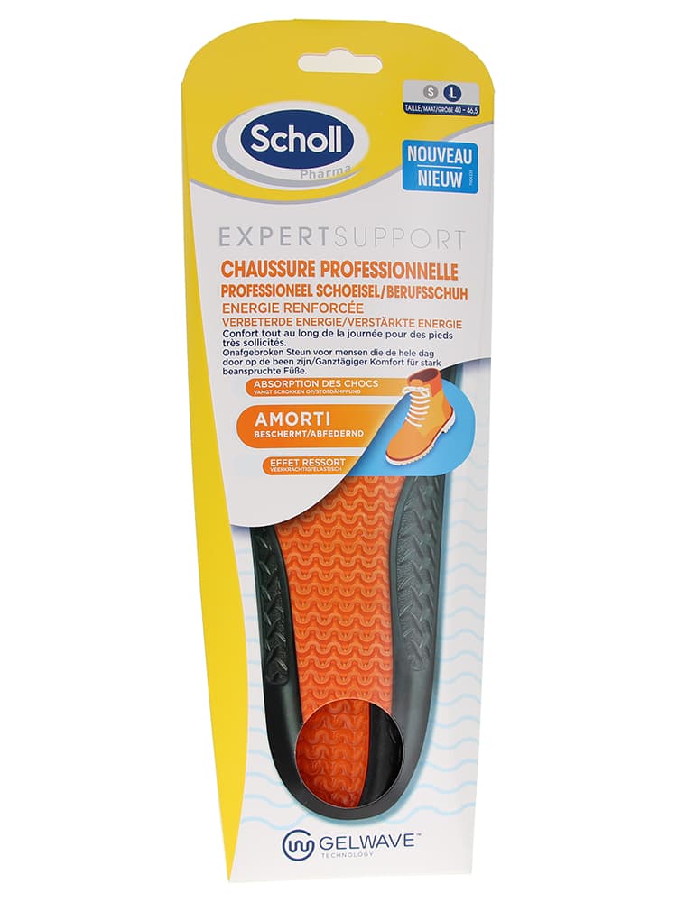 Scholl ExpertSupport Chaussure Professionnelle Semelles 1 Paire - Taille : L (40-46,5)