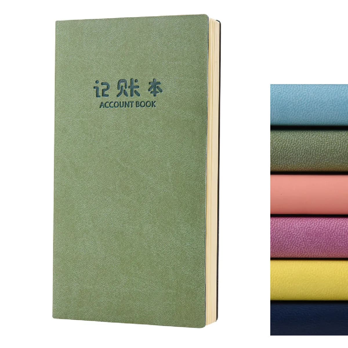 Carnet notes portable et mignon pour la maison, suivi du budget quotidien, vert