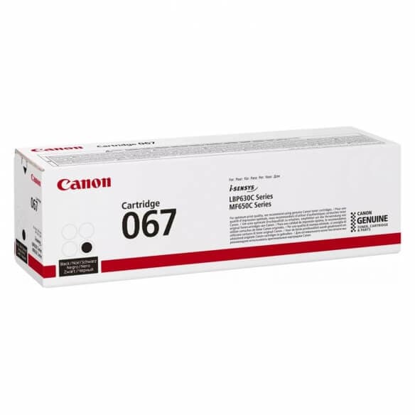 Canon 067 - noir - original - cartouche de toner - 1350 pages - 5102C002