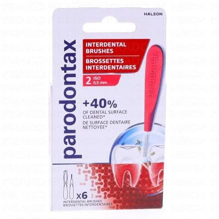 PARODONTAX Brossettes Interdentaires taille 2 (0,5mm)